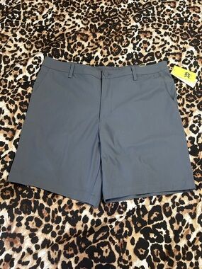 all in motion Men's Slate Gray Flat Front Performance Shorts